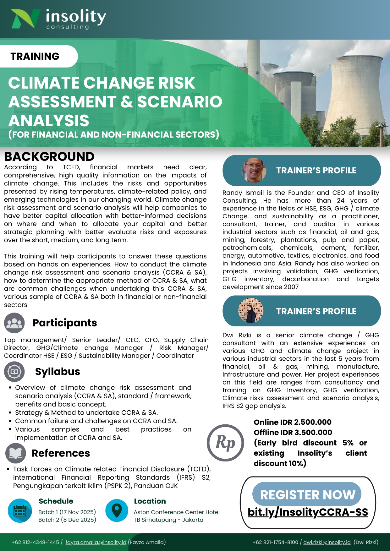CCRA & Scenario Analysis Training